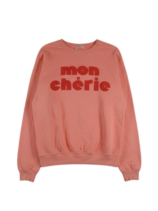 Universal Thread Sweaters - Universal Thread Mon Cherie Pink Graphic Sweatshirt Medium